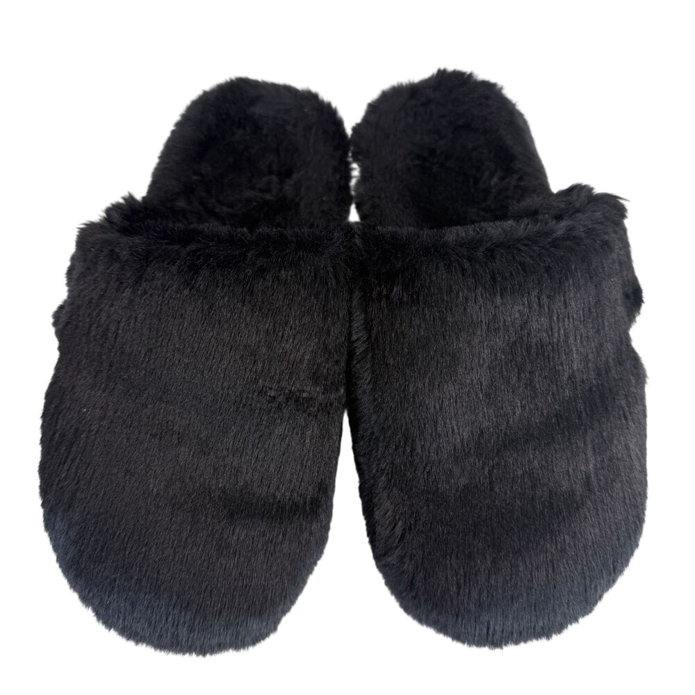 Vionic Gemma Plush Black Women's Orthotic Slippers Adjustable Closure Size 7 - Picture 7 of 13